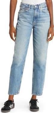 Re/Done High Waist Tapered Nonstretch Jeans
