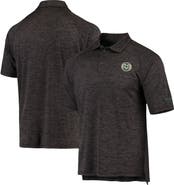 COLOSSEUM Men's Colosseum Heathered Black Colorado State Rams Logo Down Swing Polo