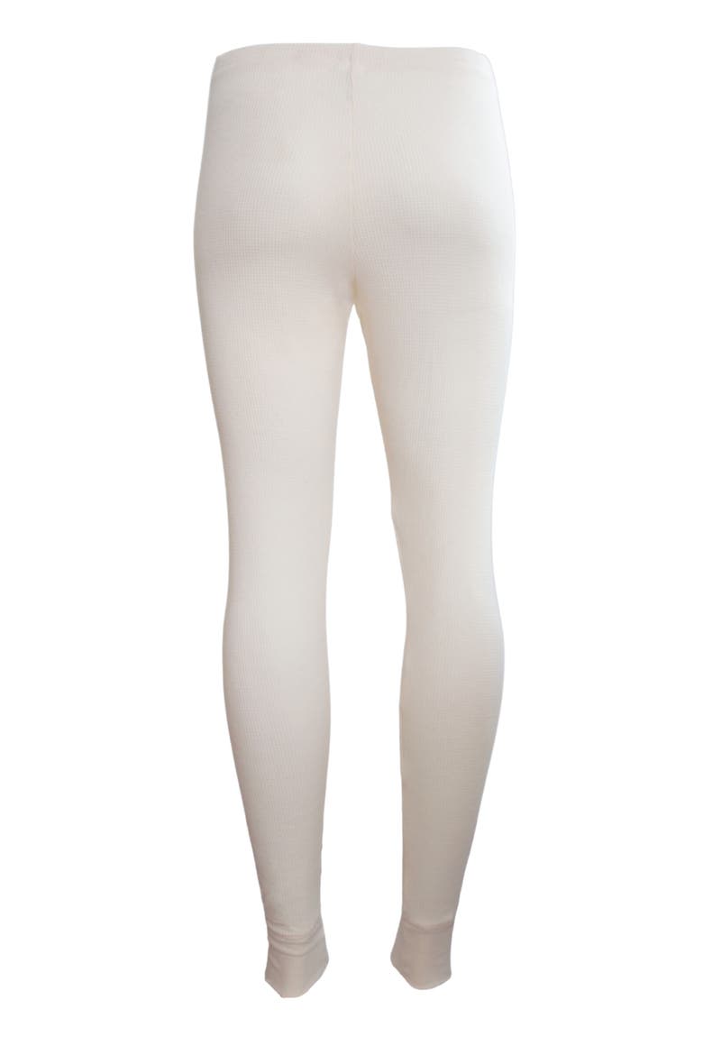 Women's Waffle Thermal Long John, Alternate, color, Eggnog