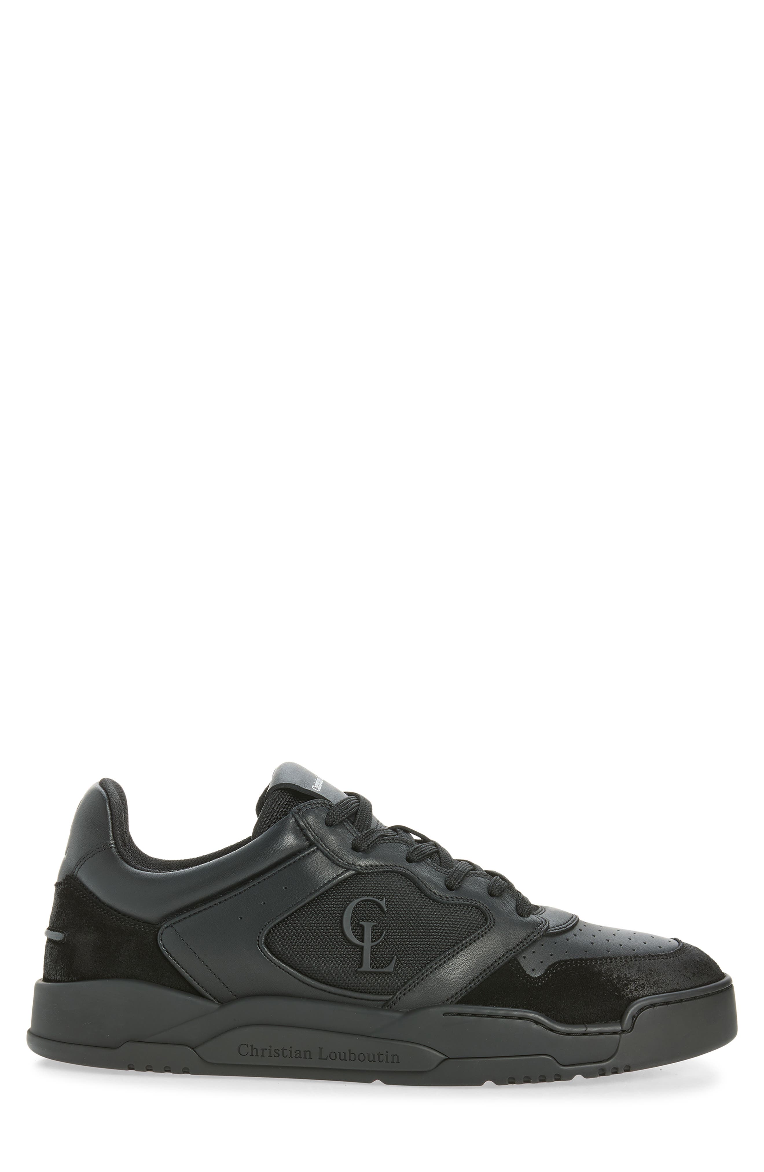Basketball 1 Retro Sneaker, Alternate, color, BK01 - BLACK