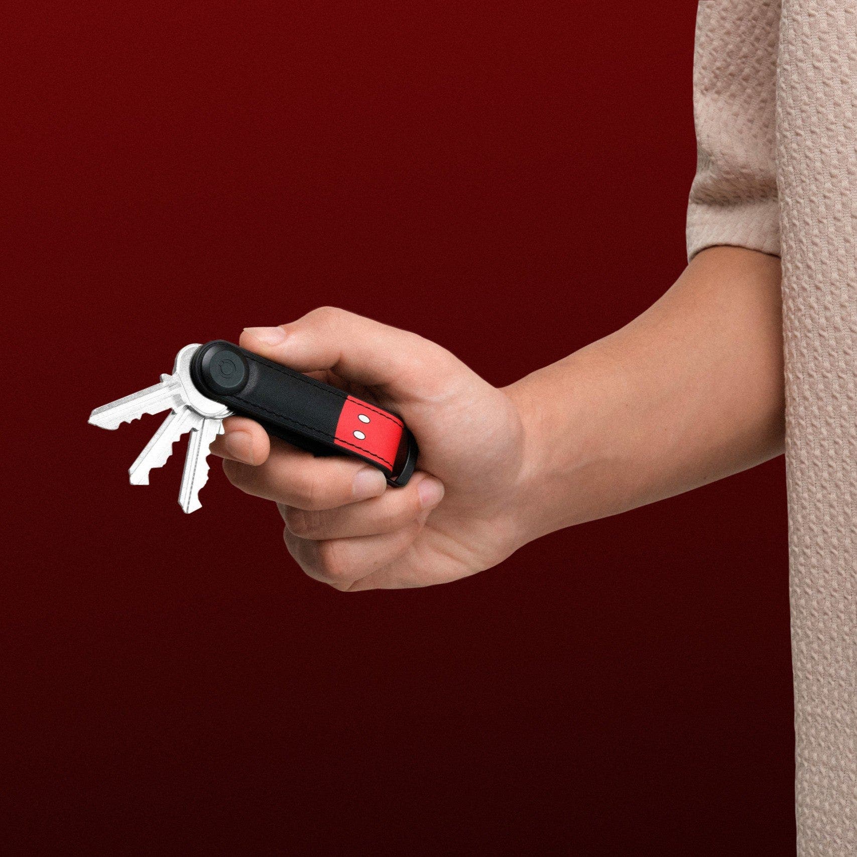 Orbitkey Disney Hybrid Leather Key Organiser, Alternate, color, Mickey Mouse