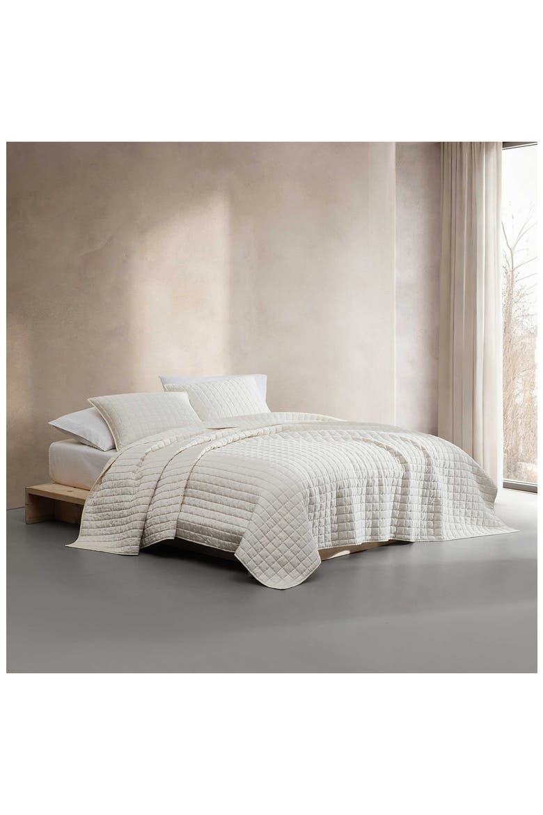 Signature Quilted Comforter & Shams Set, Alternate, color, LIGHT BEIGE