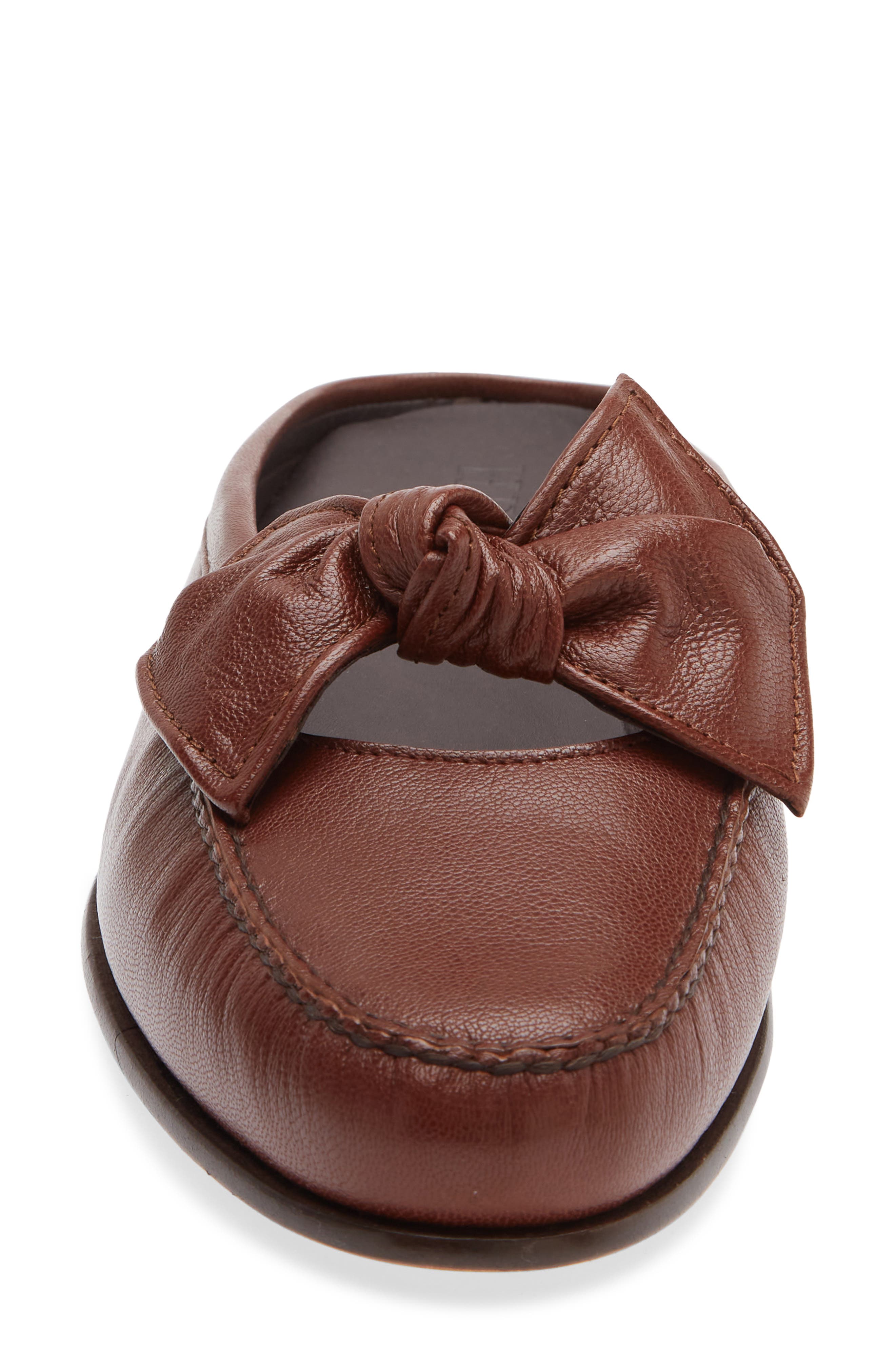 HEREU Bow Mule, Alternate, color, Chestnut