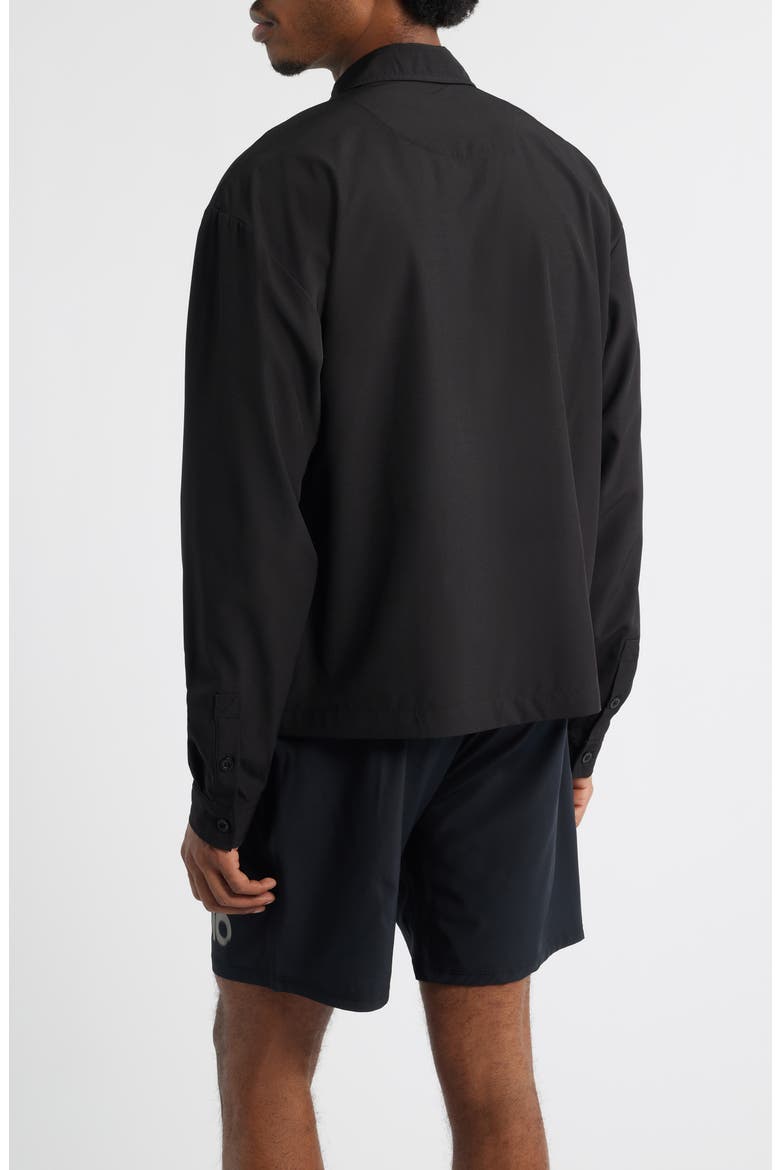 My Dawg Button-Up Long Sleeve Shirt, Alternate, color, BLACK