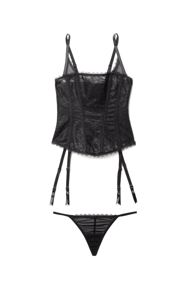 Adore Me Vira Corset & G-String Set, Alternate, color, 