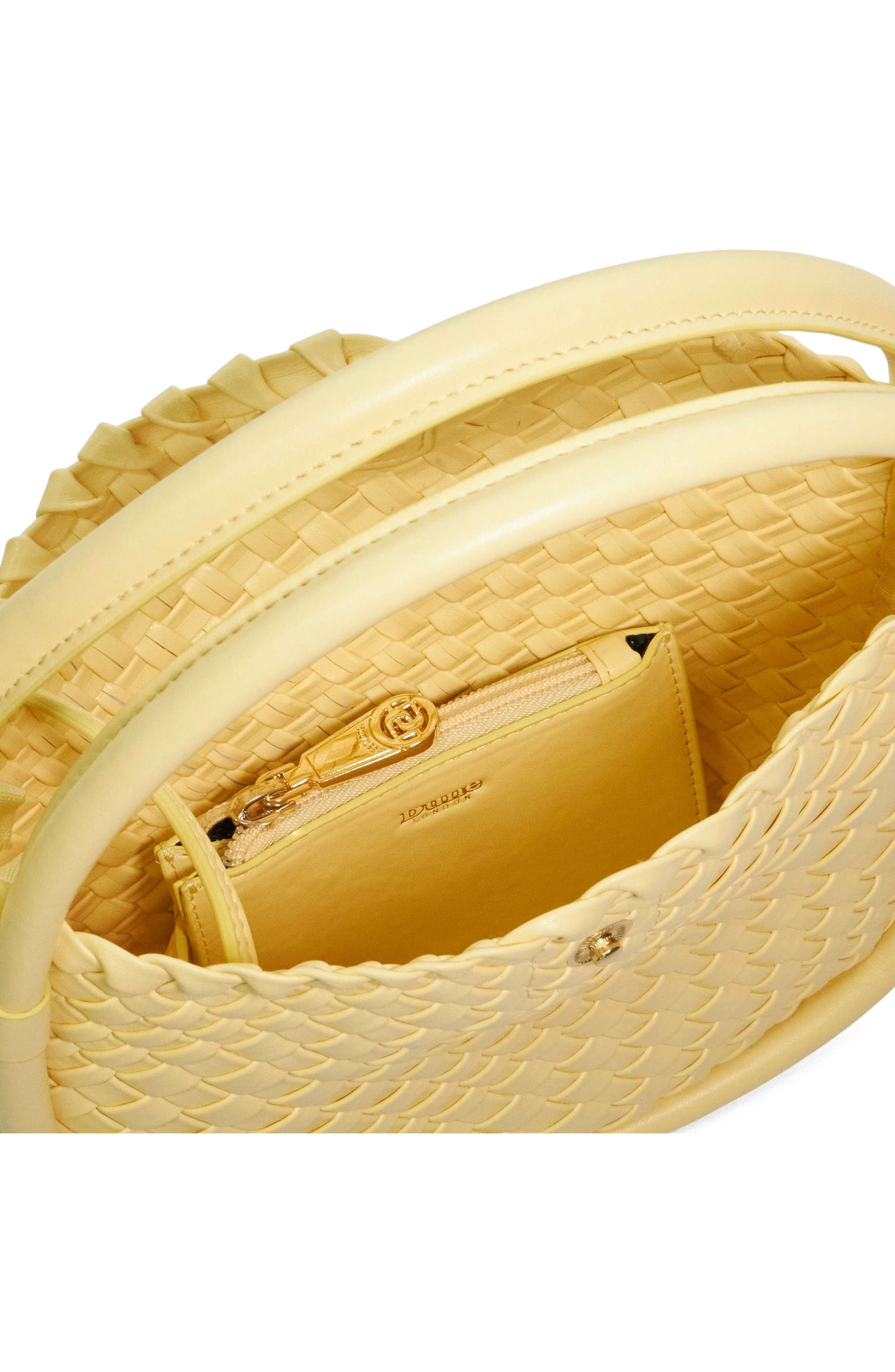 Dinideliberate Top Handle Bag, Alternate, color, YELLOW