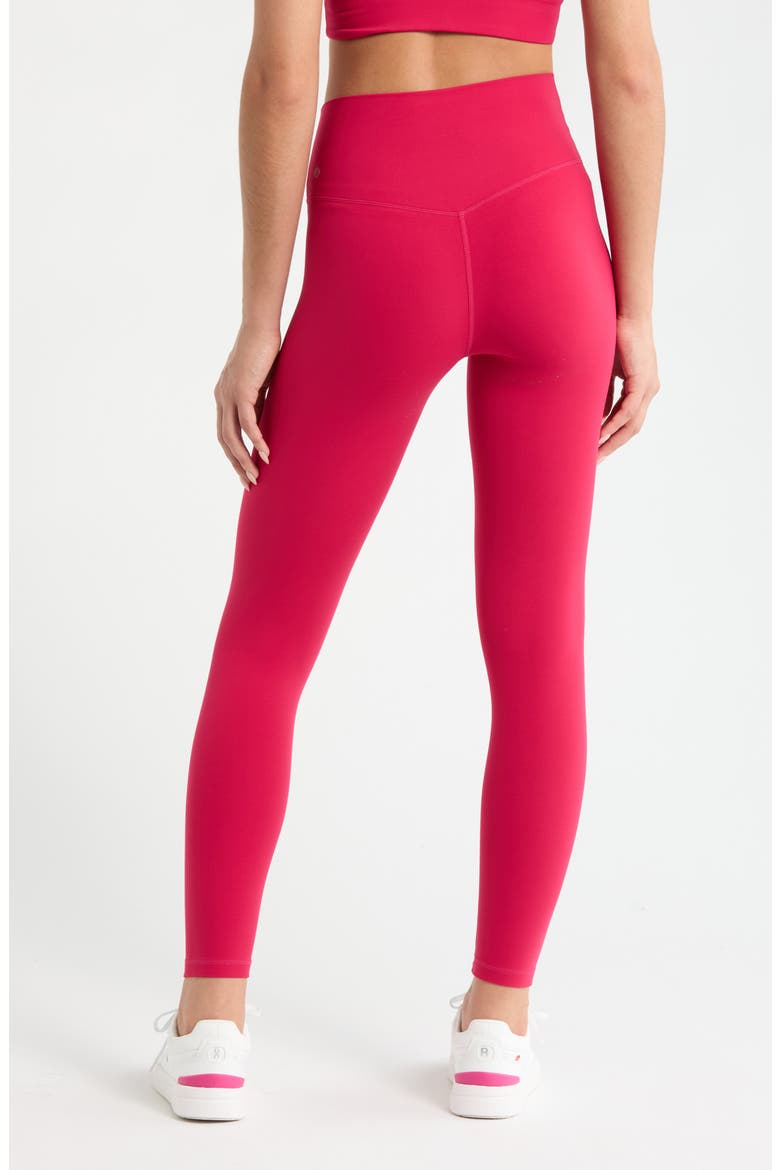 Studio Luxe High Waist 7/8 Leggings, Alternate, color, RED CERISE