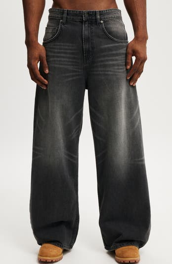 【BAON】Mentoni Washing Balloon Wide Denim Pants Balloon Denim – Shakawear.com