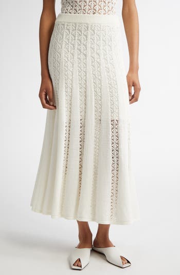 スカート Zimmermann SS25 'Wylie' skirt (1745SRS251 CRM) ZIMMERMANN: Wylie Embroidered Midi Skirt, cream – My o My