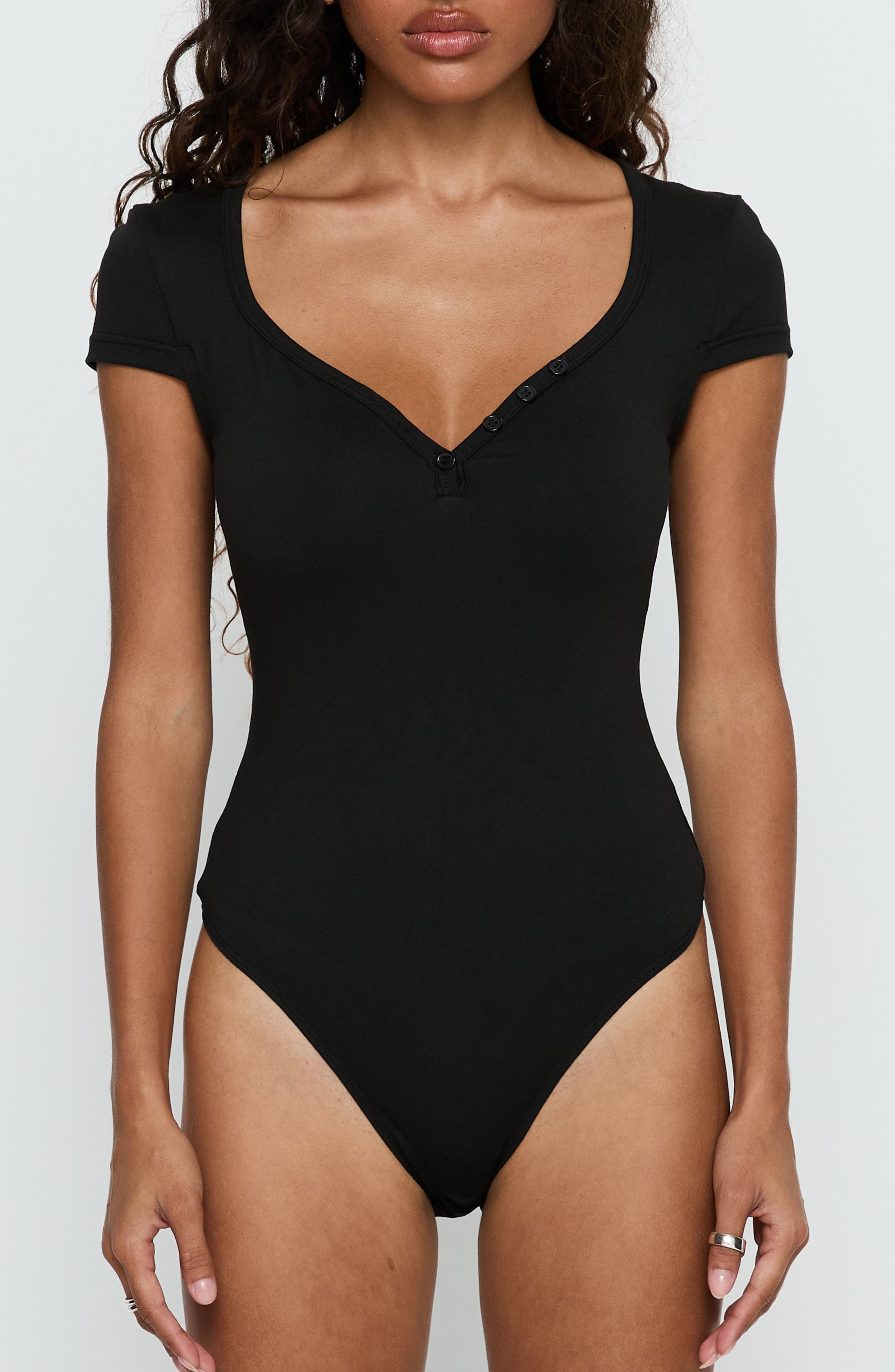 Laretta Button Up Bodysuit