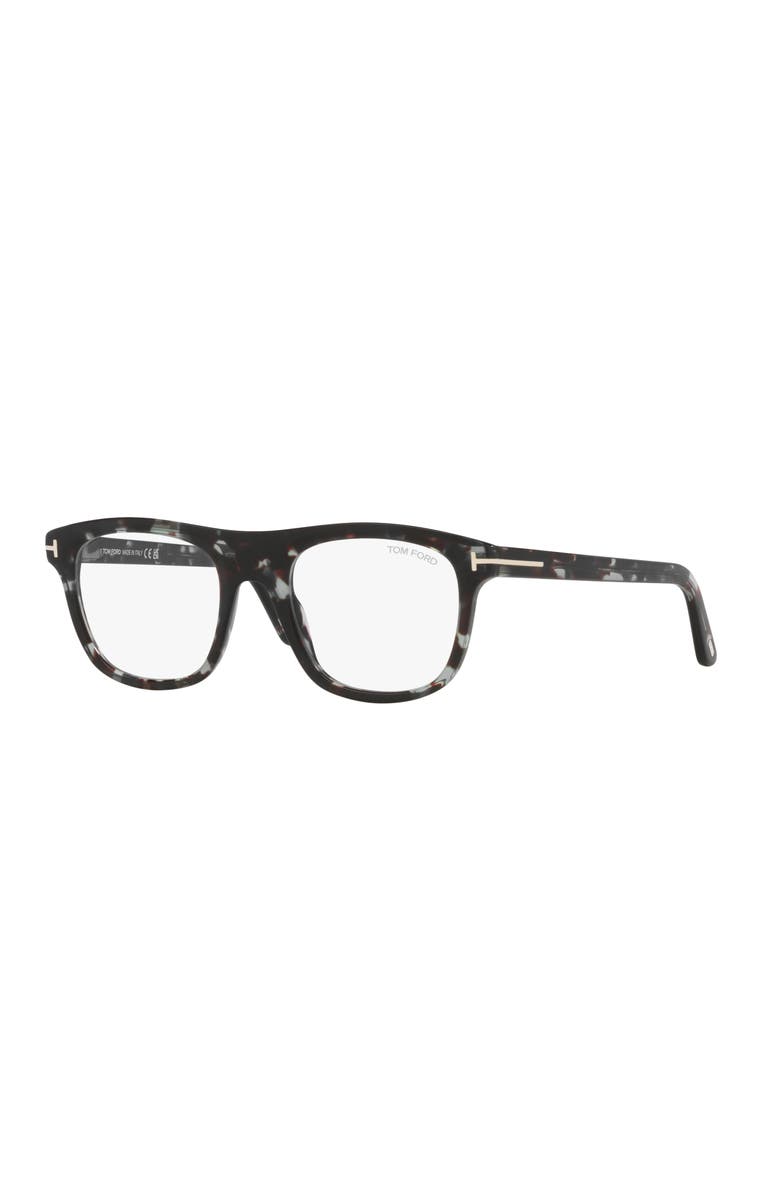 TOM FORD 52mm Square optical glasses, Main, color, Tortoise