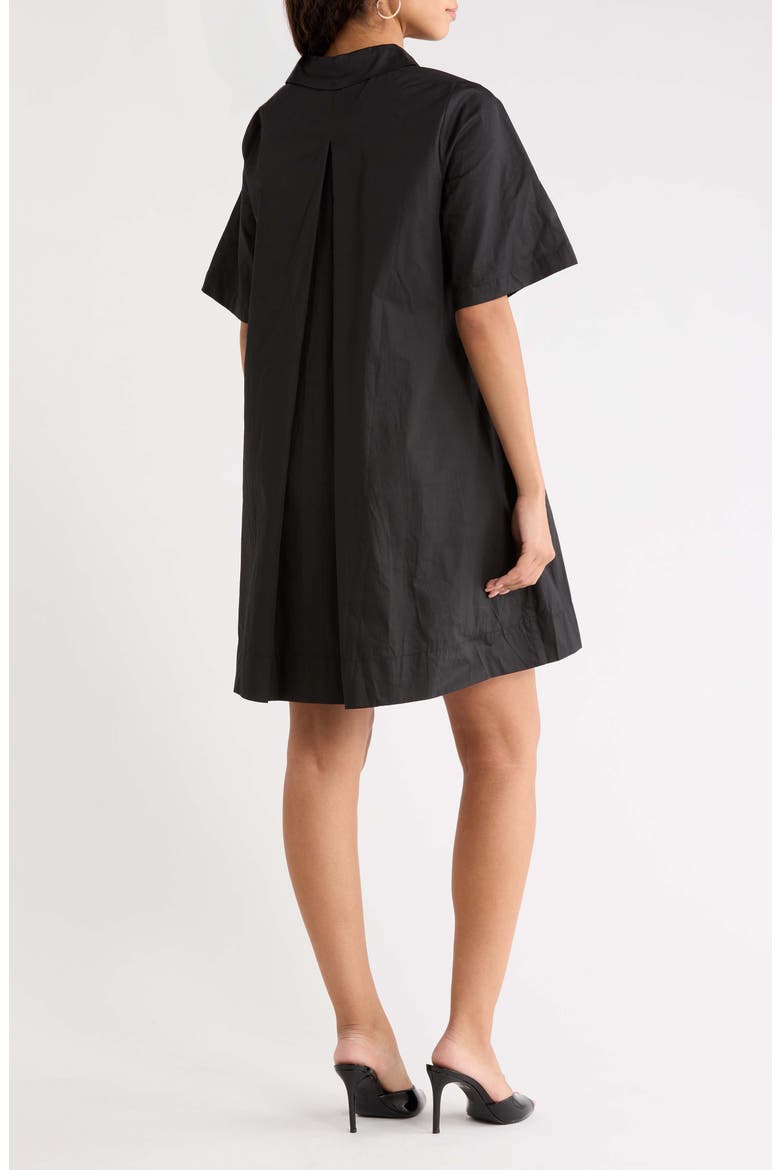 Danbury Trapeze Minidress, Alternate, color, BLACK