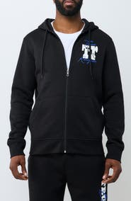 True Religion Script Logo Full Zip Hoodie