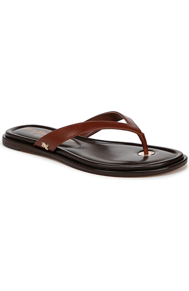Sam Edelman Remi Flip Flop, Main, color, Burnt Brandy