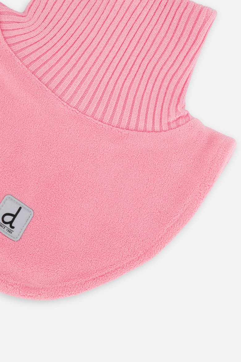 Bib Turtle Fleece Knit & Polar Neckwarmer, Alternate, color, Pink