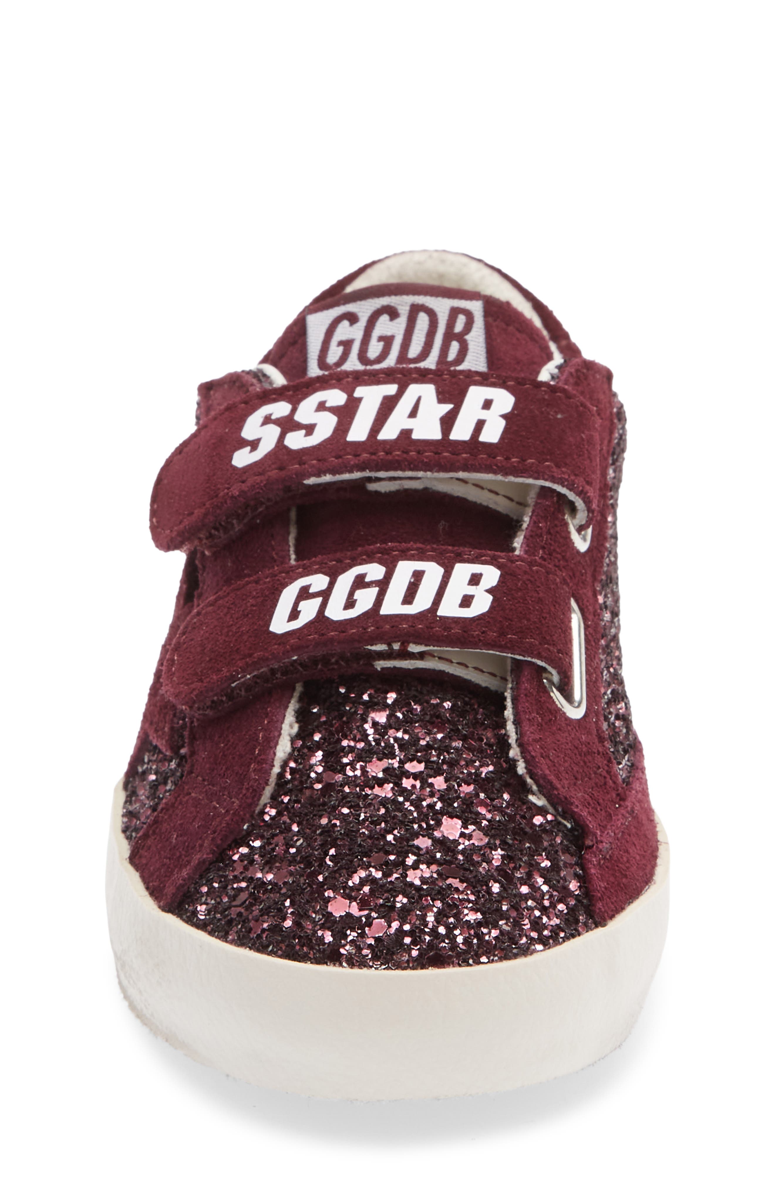 Golden Goose Kids' Old School Low Top Sneaker, Alternate, color, Bordeaux