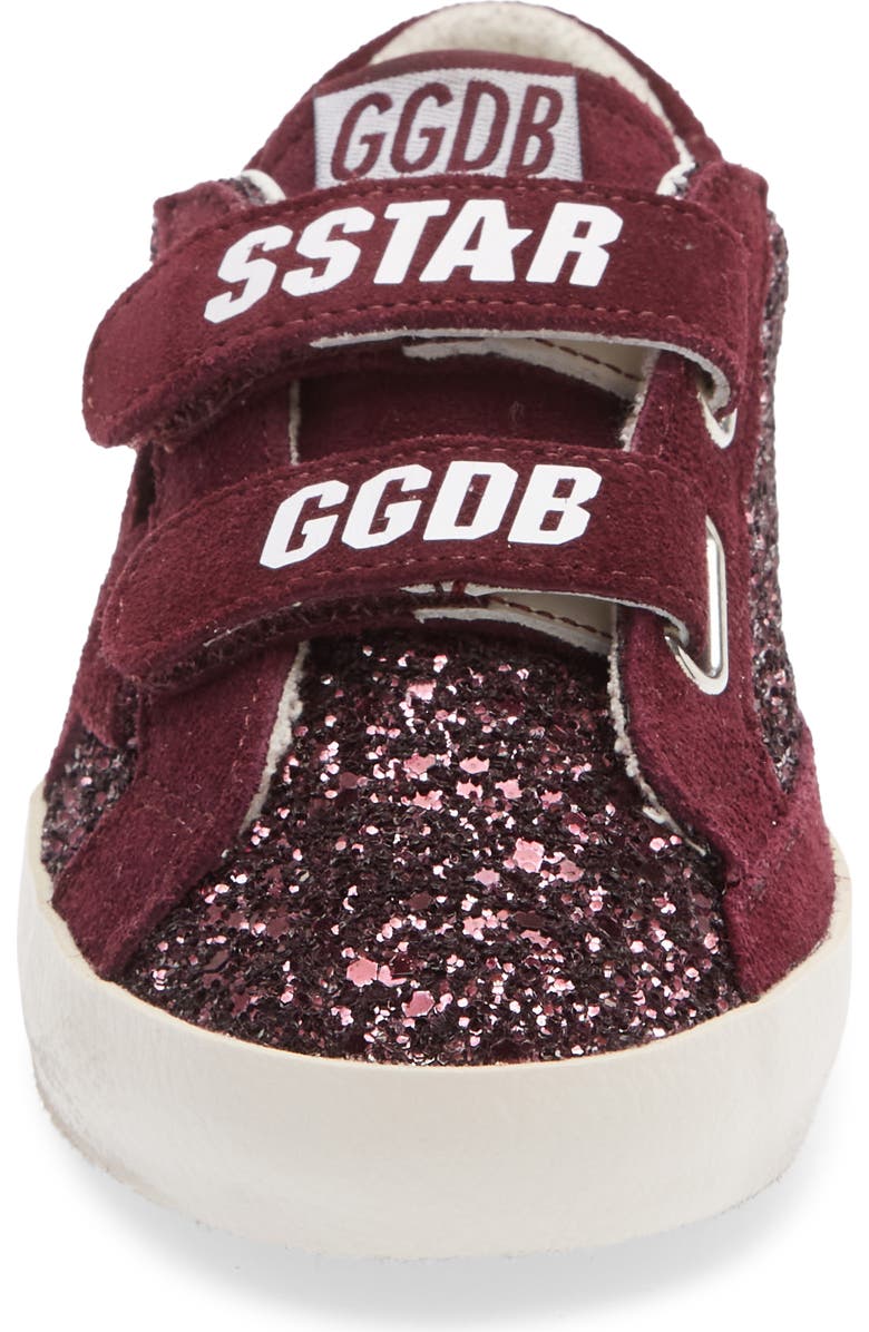 Golden Goose Kids' Old School Low Top Sneaker, Alternate, color, Bordeaux
