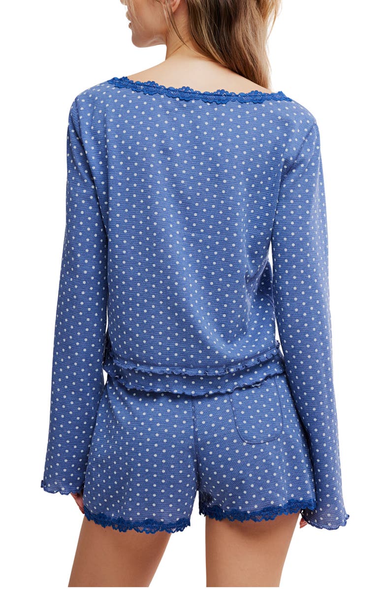 Free People Spring Break Pajamas, Alternate, color, Dot Print