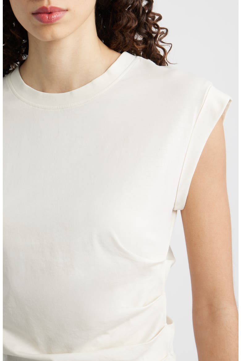 Epka Strong Shoulder Jersey Top, Alternate, color, SOFT CREAM