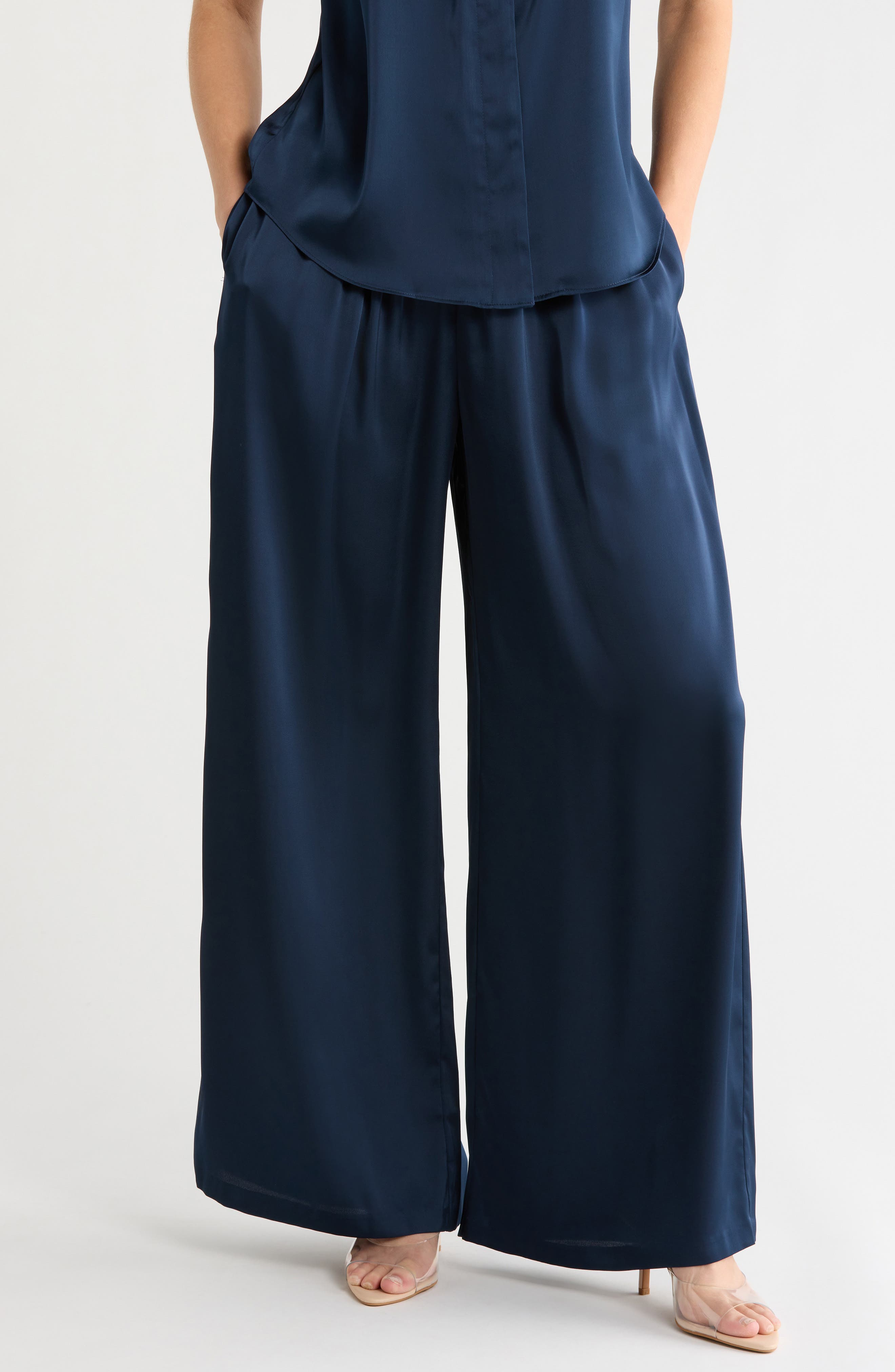 Orion Wide Leg Pull-On Pants