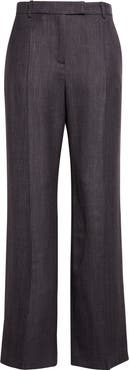 Eleventy Stretch Wool, Silk & Linen Pants