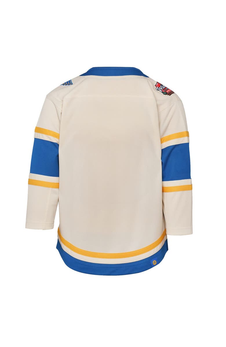 Outerstuff Youth  Cream St. Louis Blues 2025 NHL Winter Classic Premier Jersey, Alternate, color, 