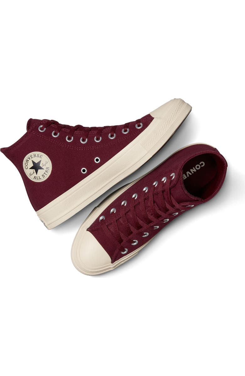 Converse Kids Chuck Taylor<sup>®</sup> All Star<sup>®</sup> 70 High Top Sneaker, Alternate, color, Deep Bordeaux/ Natural Ivory