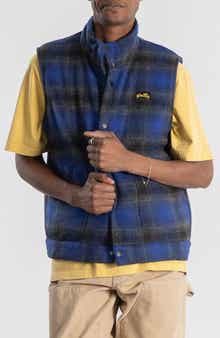 STAN RAY Plaid Cotton Flannel Vest