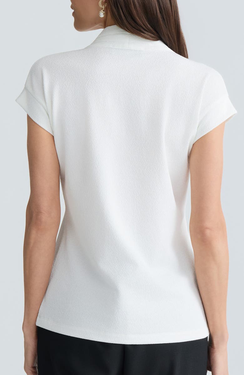 KASPER Textured Funnel Neck Knit Top, Alternate, color, 