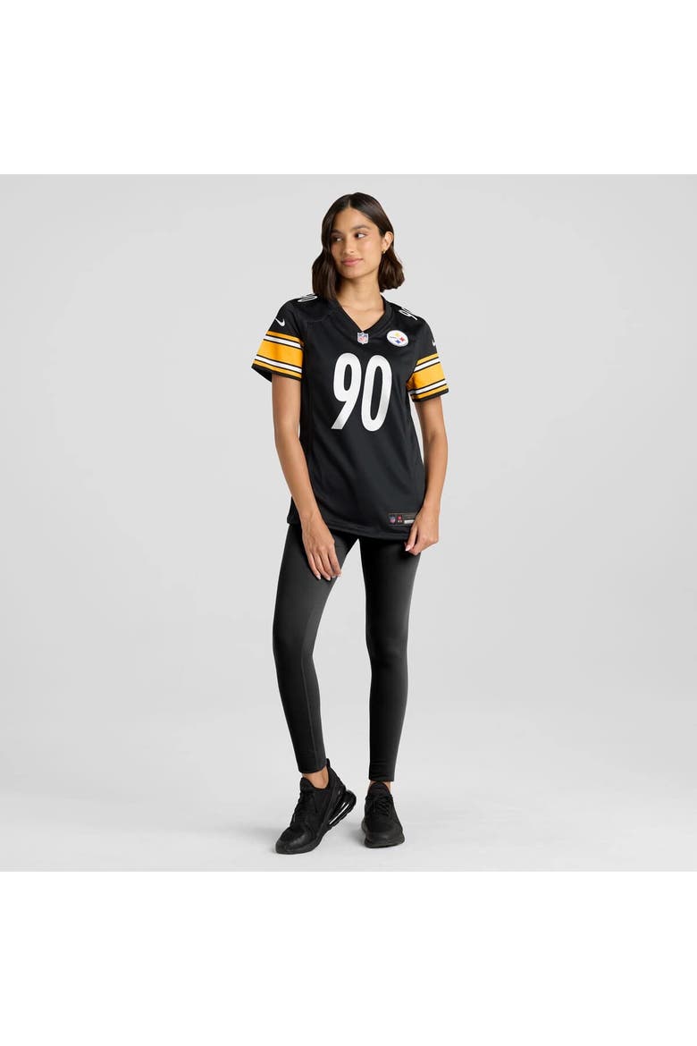 Women's Nike T.J. Watt Black Pittsburgh Steelers Game Jersey, Alternate, color, Black