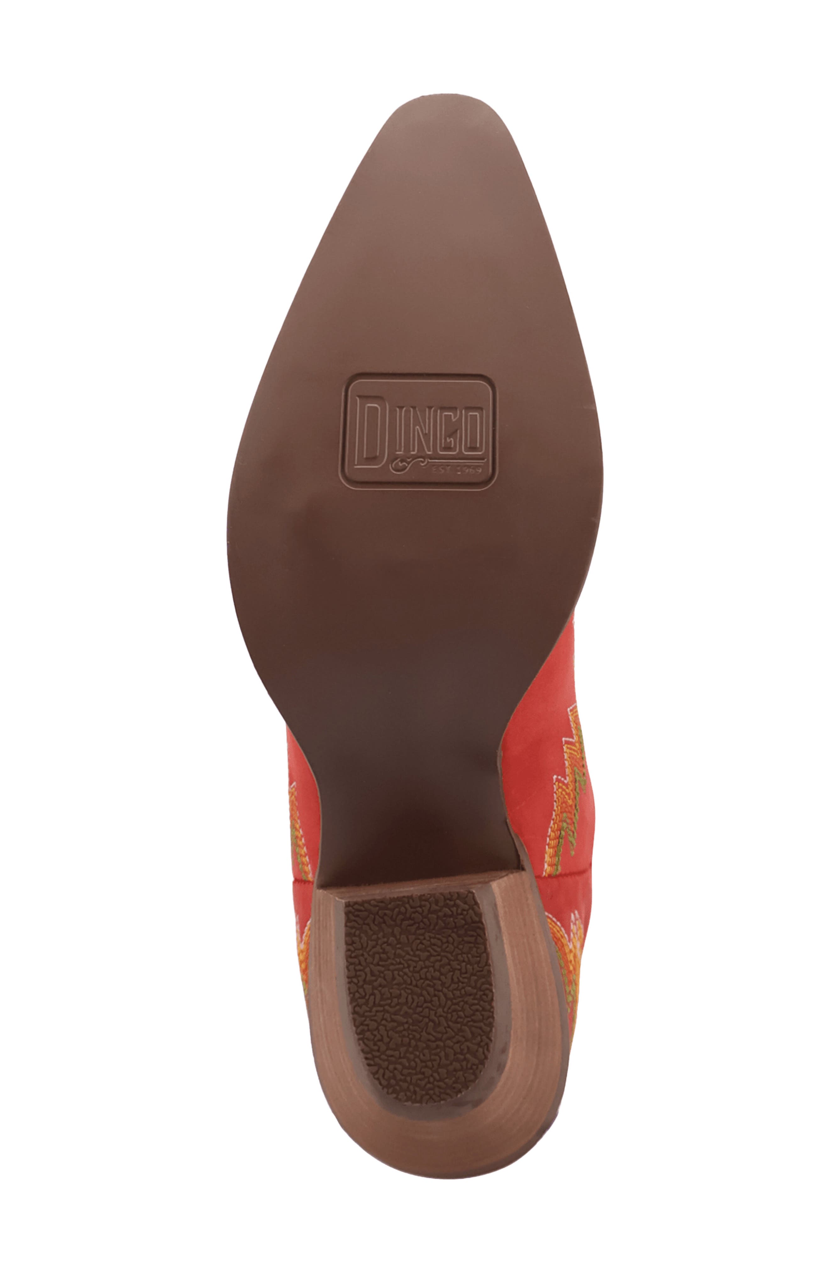 Lantana Leather Western Boot, Alternate, color, RED