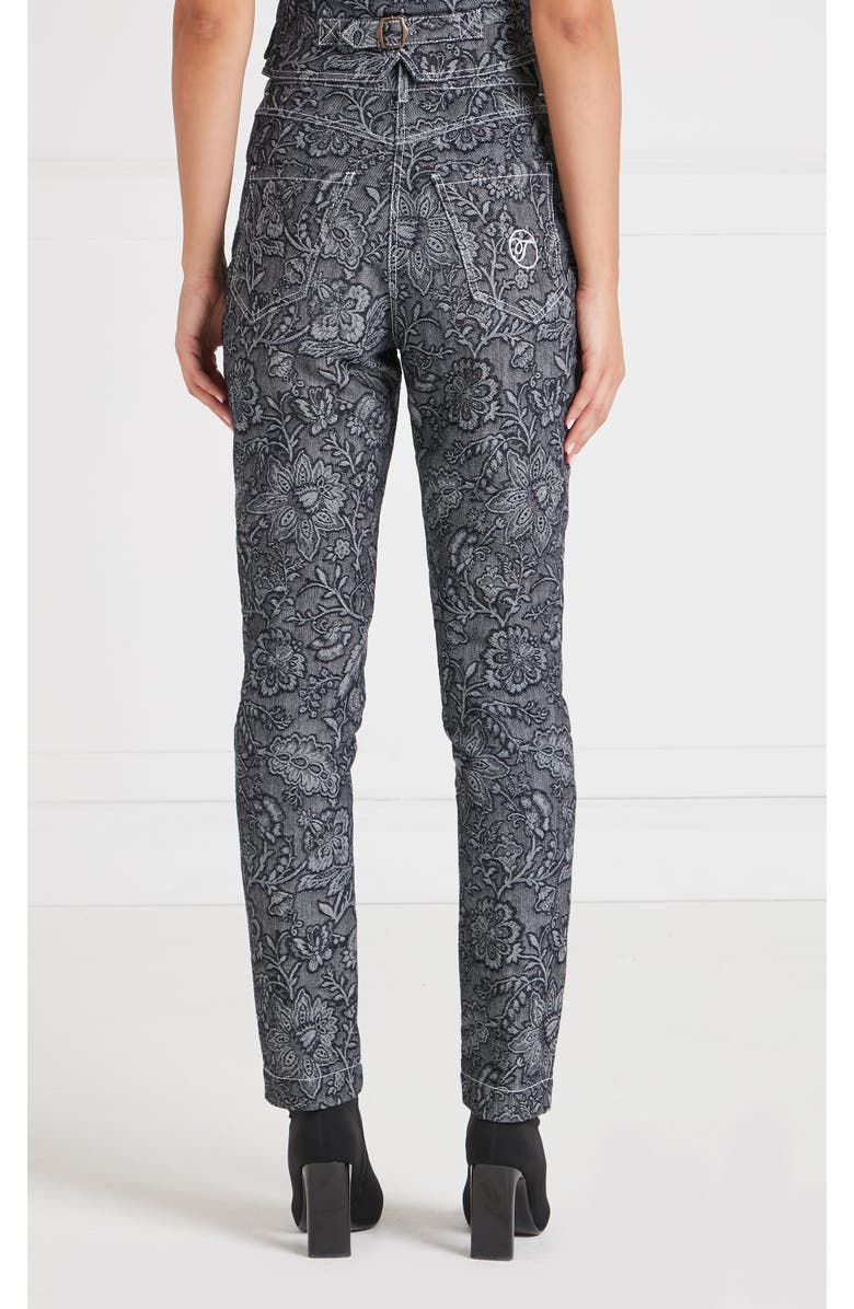 Temperley London Francis Denim Trousers, Alternate, color, Washed Black