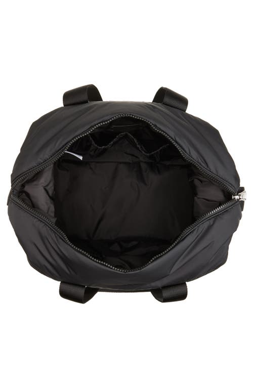 Moncler Mommy Quilted Diaper Bag In Black