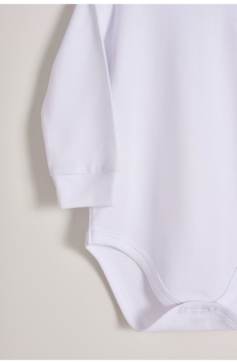 Babycottons Premium Peruvian Pima Cotton Colors Long Sleeve Bodysuit For Infant, Alternate, color, 