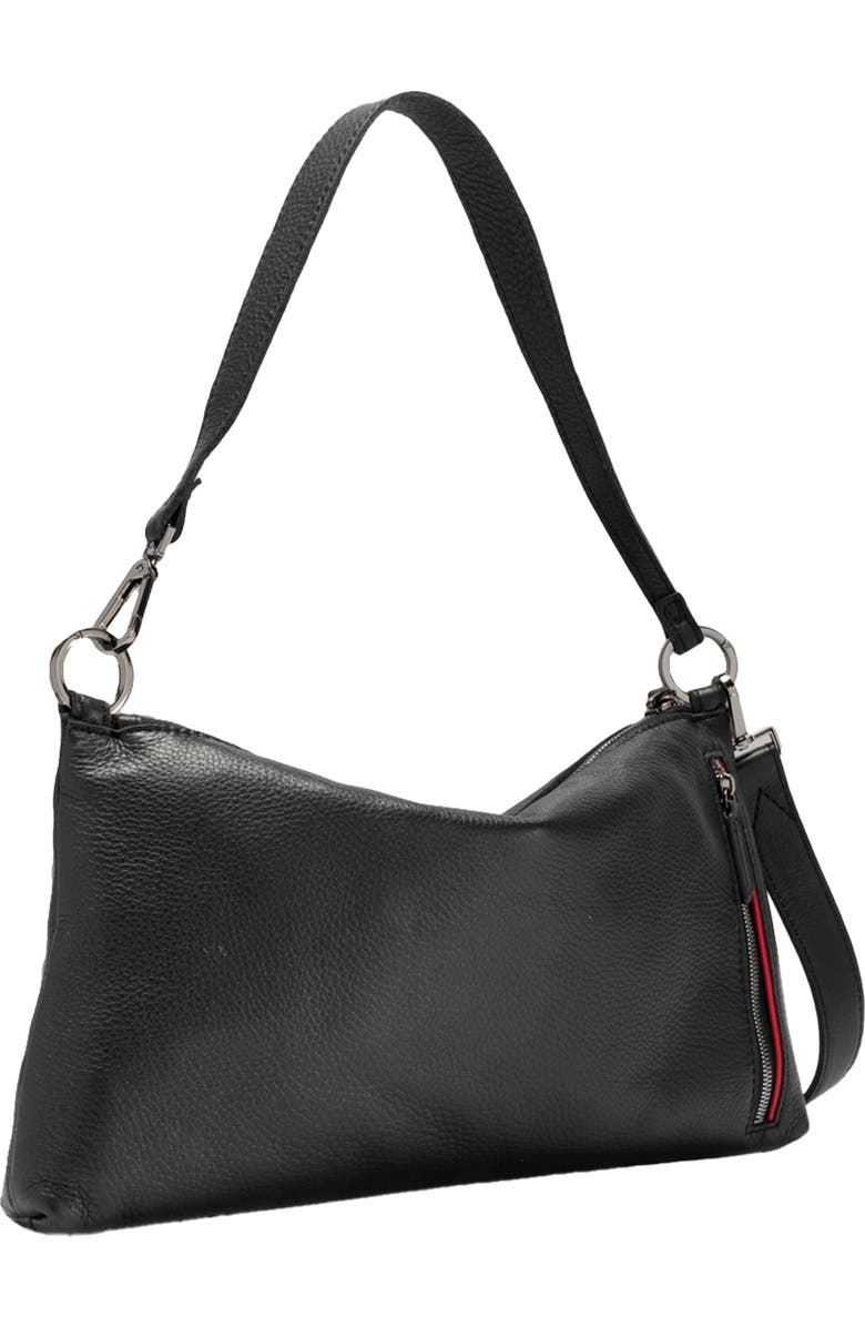 HAMMITT Kyle Medium Shoulder Bag, Alternate, color, Black/ Gunmetal