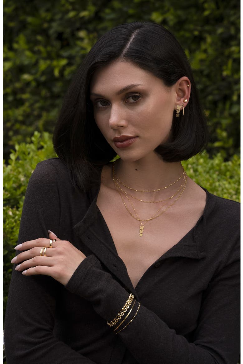 14K Gold Layered Chain Necklace (Nordstrom Exclusive), Alternate, color, 14K YELLOW GOLD