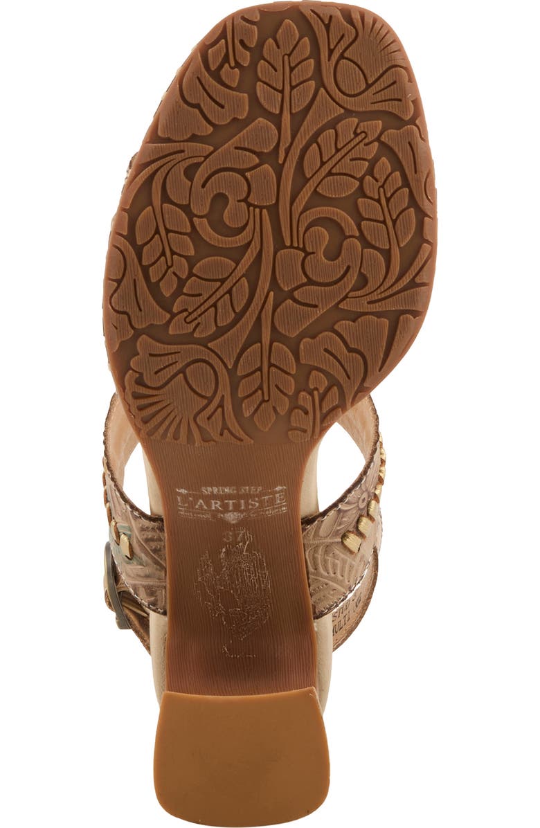 L'Artiste by Spring Step Starstud Slingback Sandal, Alternate, color, Beige Multi