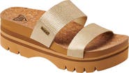 Reef Cushion Vista Higher Platform Slide Sandal