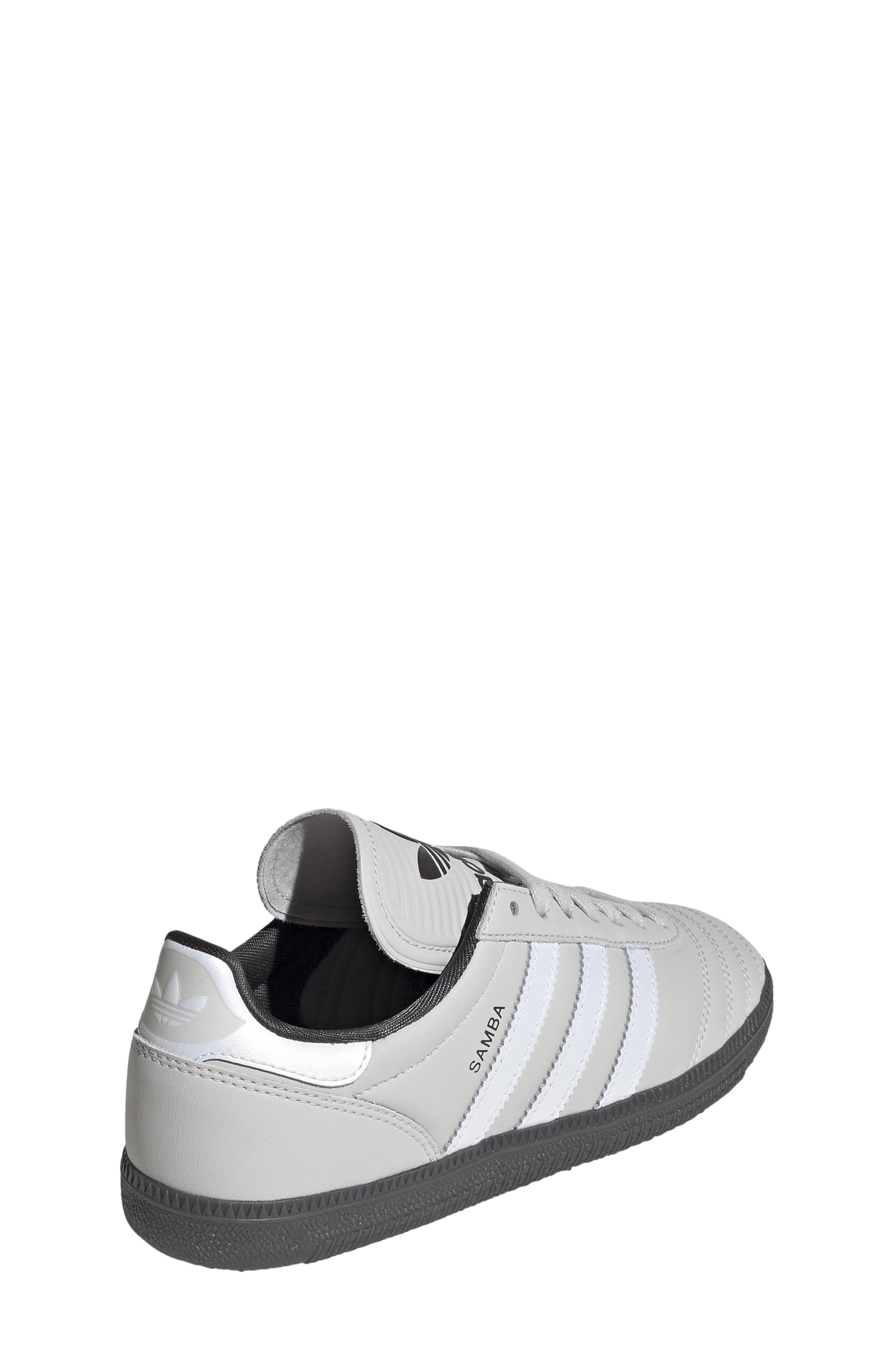 adidas Kids' Samba JP Sneaker, Alternate, color, Grey / Off White/ Black