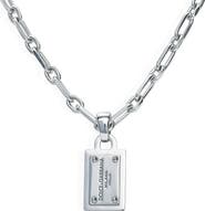 Dolce&Gabbana Men's Logo Pendant Necklace