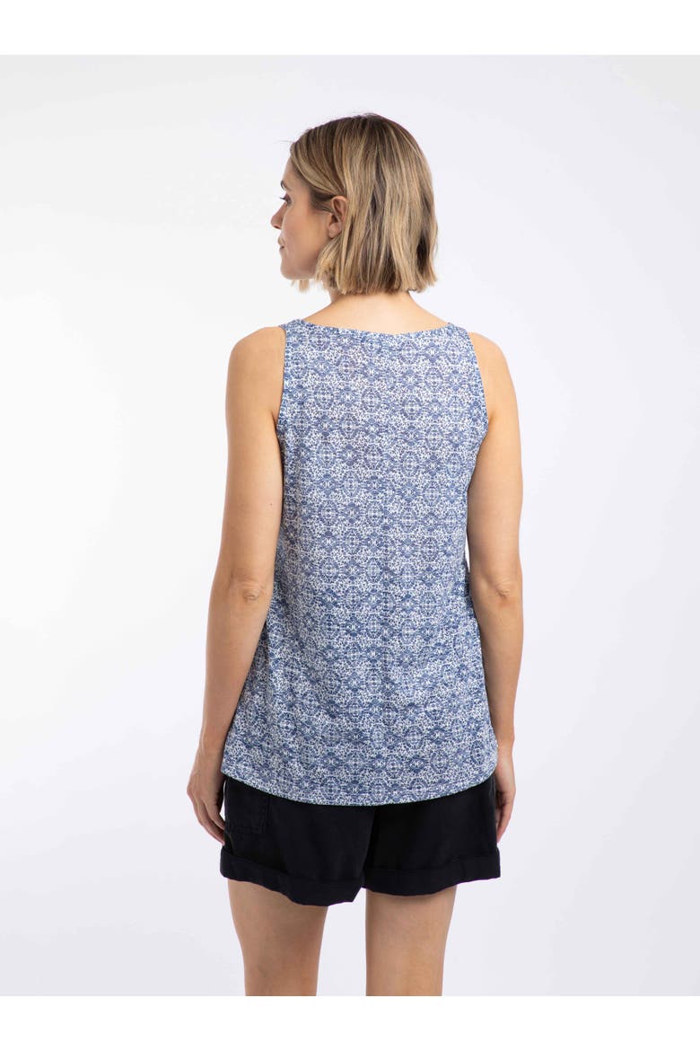 Aliana Printed Burnout Vest, Alternate, color, Faded Blue