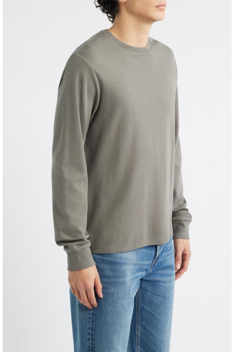 Duo Fold Long Sleeve Cotton T-Shirt, Alternate, color, SMOKY GREEN