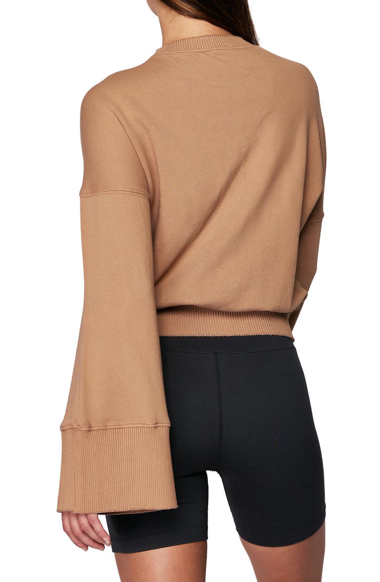 Spiritual Gangster Malia Wide Sleeve Crewneck Pullover, Alternate, color,