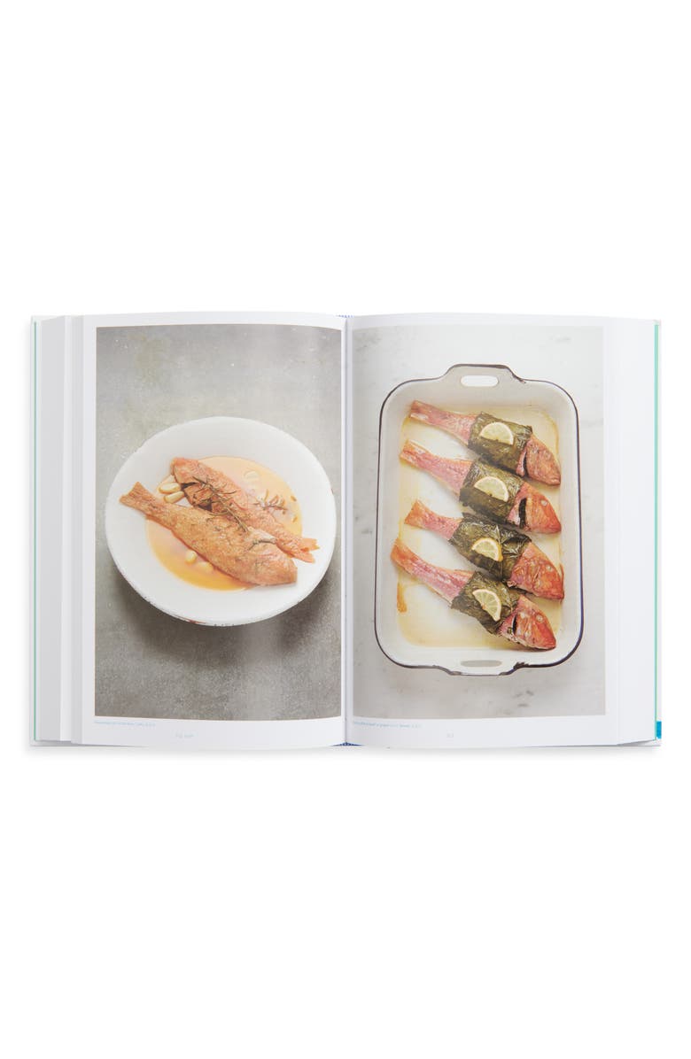 Phaidon Press 'Greece: The Cookbook' Book, Alternate, color, Blue/ White