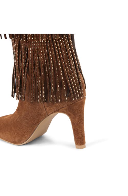Kurt Geiger London Shoreditch Over The Knee Boot In Brown