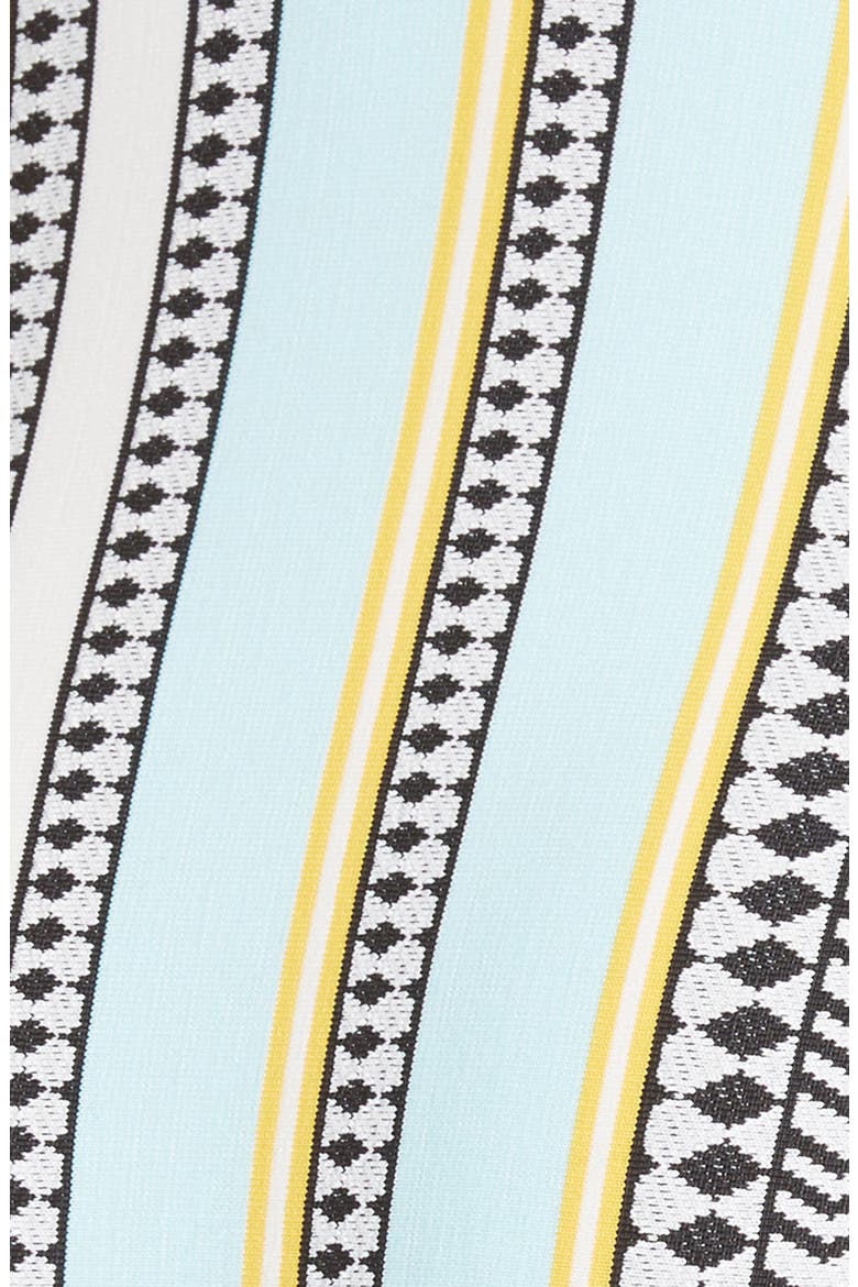Neela Belted One-Piece Swimsuit, Alternate, color, LIGHT SKY BLUE