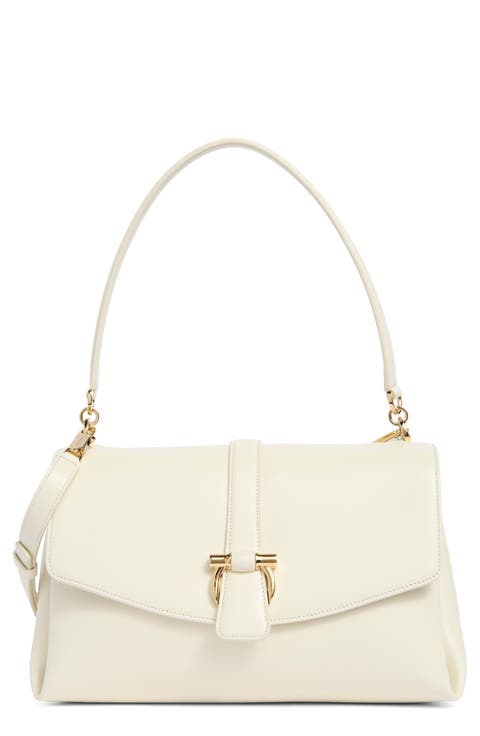 Medium Leather Top Handle Bag