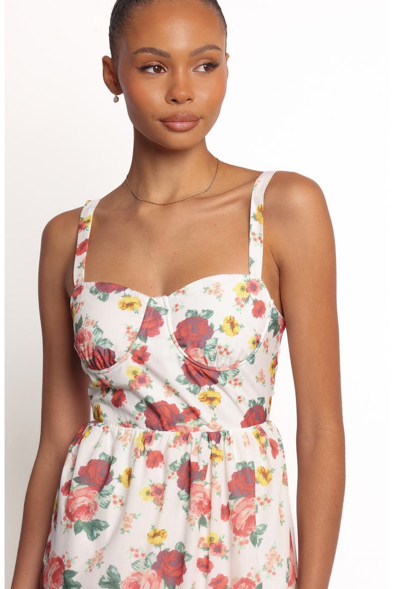 Donatella Floral Fit & Flare Maxi Dress, Alternate, color, FLORAL