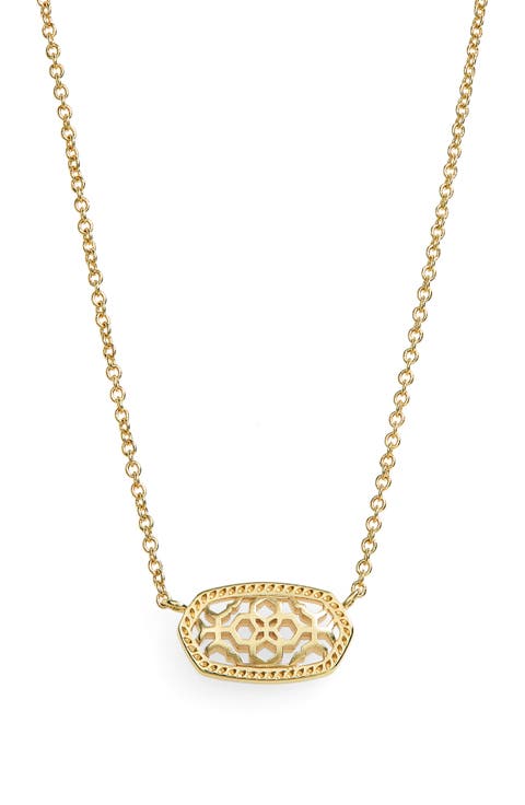 Elisa Birthstone Pendant Necklace