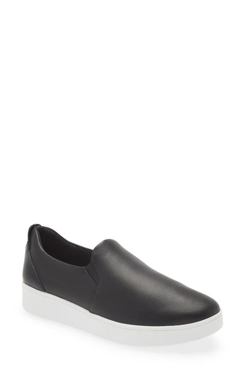 Rally Leather Slip-On Skate Sneaker (Women)